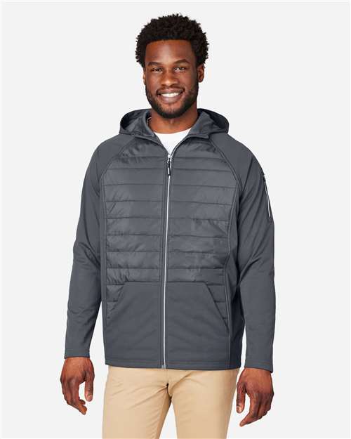 CORE365 Unisex Techno Lite Hybrid Hooded Jacket CE808