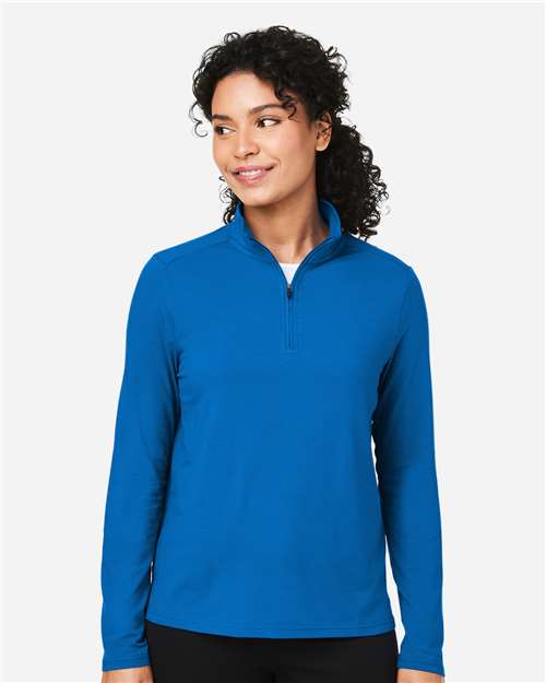 Devon & Jones Women's Raleigh Stretch Quarter-Zip Pullover DG425W