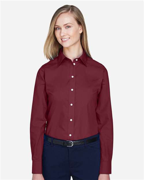 Devon & Jones Women's Crown Collection® Broadcloth Woven Dress Shirt D620W