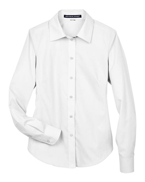 Devon & Jones Women's Crown Collection® Broadcloth Woven Dress Shirt D620W