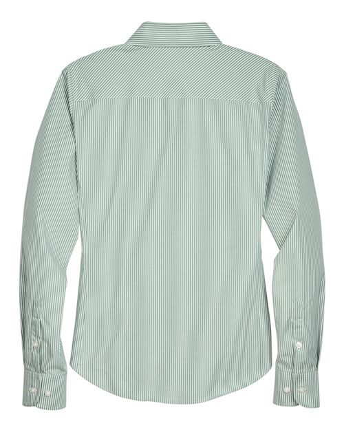 Devon & Jones Women's Crown Collection® Banker Stripe Woven Dress Shirt D645W