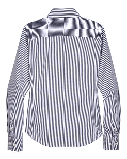 Devon & Jones Women's Crown Collection® Banker Stripe Woven Dress Shirt D645W
