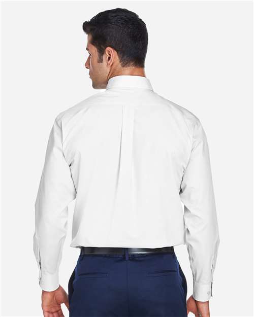 Devon & Jones Men's Tall Crown Collection® Broadcloth Woven Dress Shirt D620T
