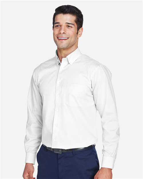 Devon & Jones Men's Tall Crown Collection® Broadcloth Woven Dress Shirt D620T