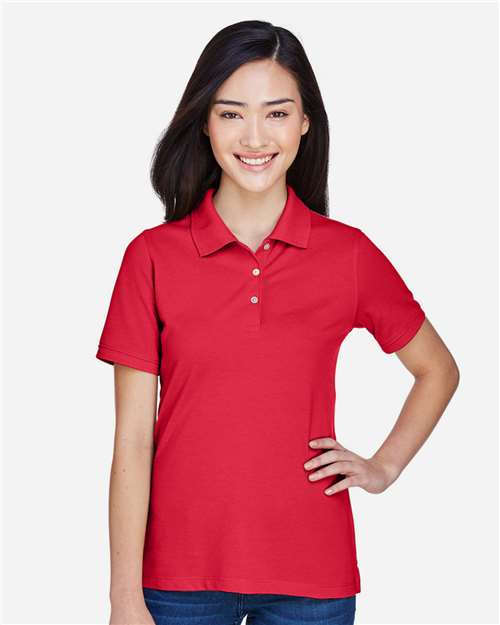 Harriton Women's Easy Blend Polo M265W