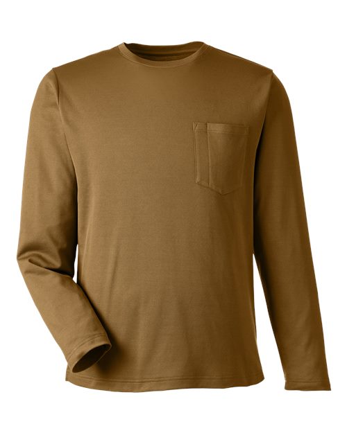 Harriton Unisex Charge Snag and Soil Protect Long Sleeve T-Shirt M118L