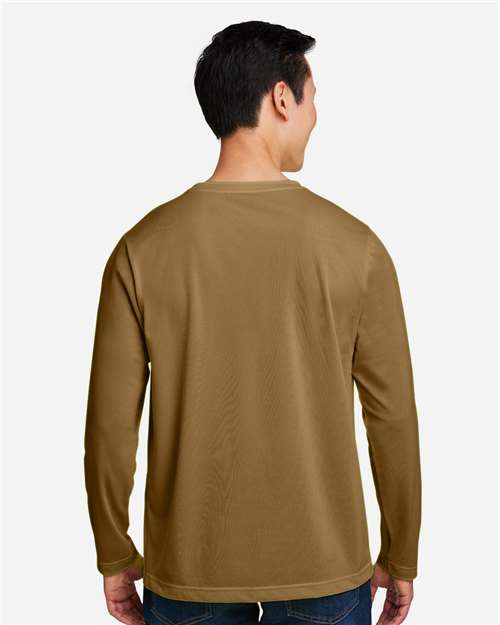 Harriton Unisex Charge Snag and Soil Protect Long Sleeve T-Shirt M118L
