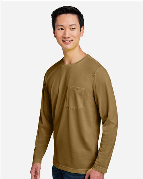Harriton Unisex Charge Snag and Soil Protect Long Sleeve T-Shirt M118L