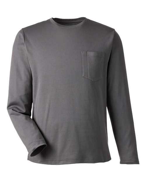 Harriton Unisex Charge Snag and Soil Protect Long Sleeve T-Shirt M118L