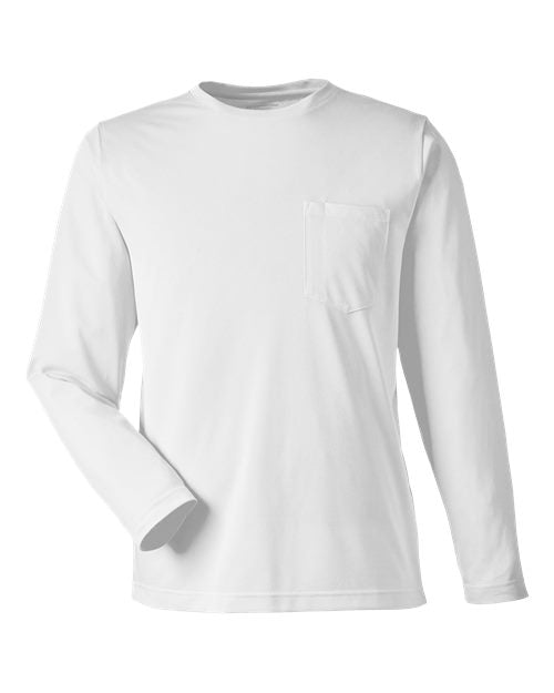 Harriton Unisex Charge Snag and Soil Protect Long Sleeve T-Shirt M118L