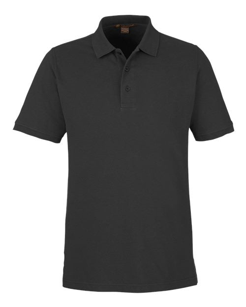Harriton Men's Valiant Cotton Snag Protect Polo M205