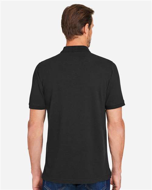 Harriton Men's Valiant Cotton Snag Protect Polo M205