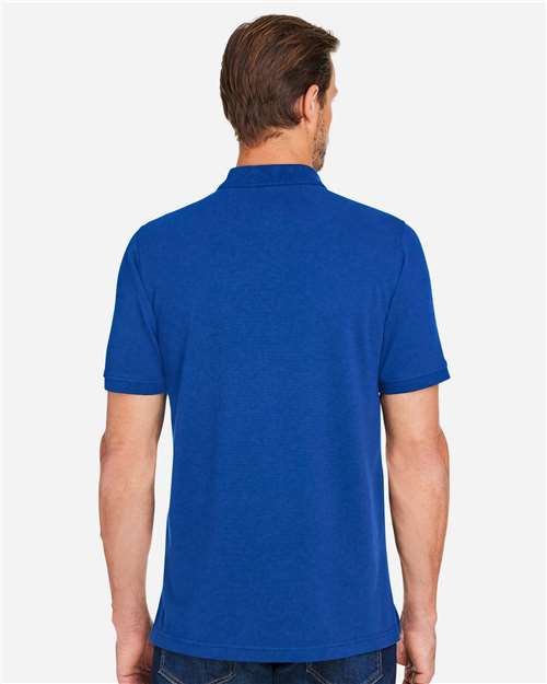 Harriton Men's Valiant Cotton Snag Protect Polo M205