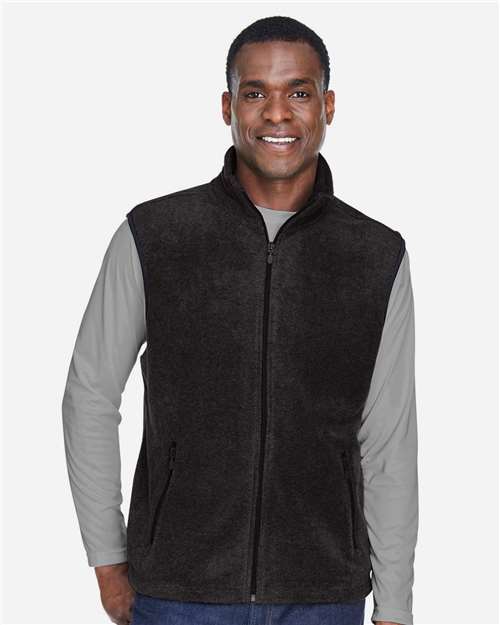 Harriton Unisex Fleece Full-Zip Vest M985