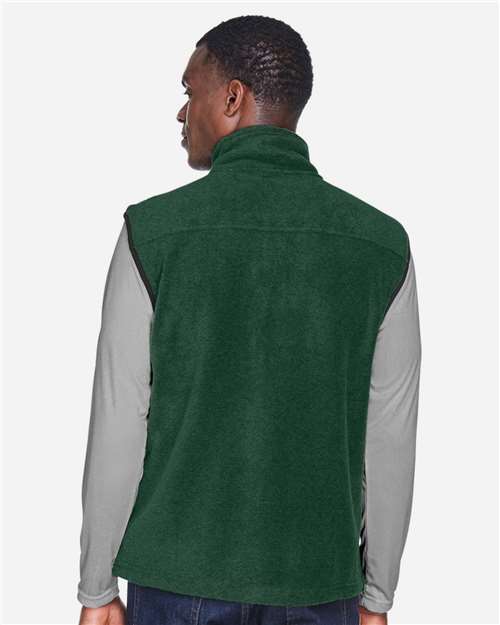 Harriton Unisex Fleece Full-Zip Vest M985