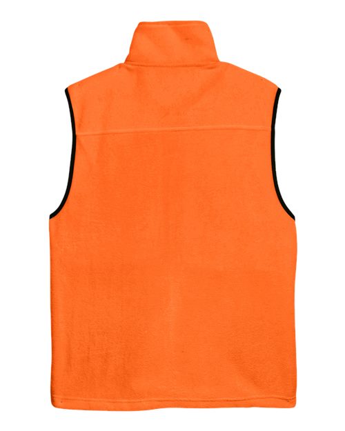 Harriton Unisex Fleece Full-Zip Vest M985