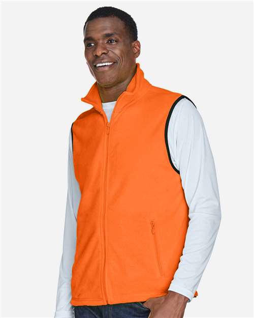 Harriton Unisex Fleece Full-Zip Vest M985