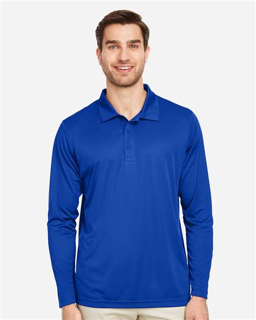 Team 365 Men's Zone Performance Long Sleeve Polo TT51L