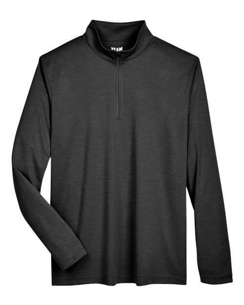 Team 365 Men's Zone Sonic Heather Performance Quarter-Zip Pullover TT31H