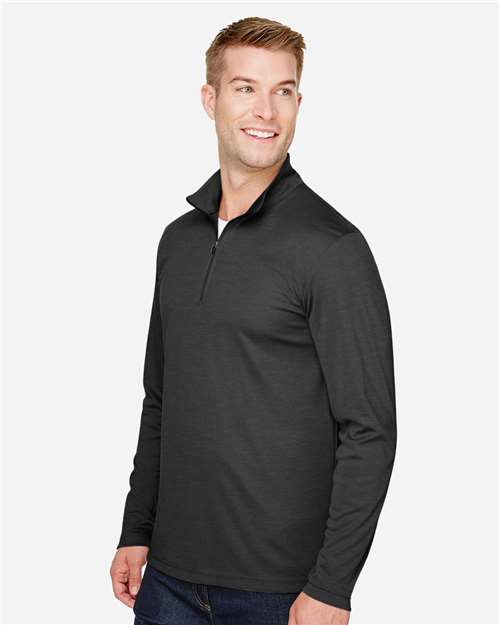 Team 365 Men's Zone Sonic Heather Performance Quarter-Zip Pullover TT31H