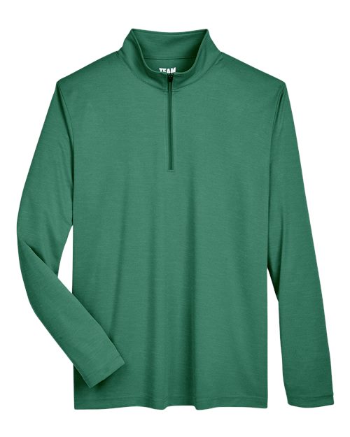 Team 365 Men's Zone Sonic Heather Performance Quarter-Zip Pullover TT31H