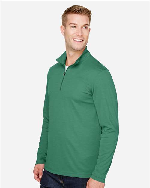 Team 365 Men's Zone Sonic Heather Performance Quarter-Zip Pullover TT31H