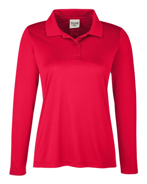 Team 365 Women's Zone Performance Long Sleeve Polo TT51LW