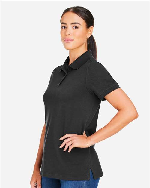 Harriton Women's Valiant Cotton Snag Protect Polo M205W