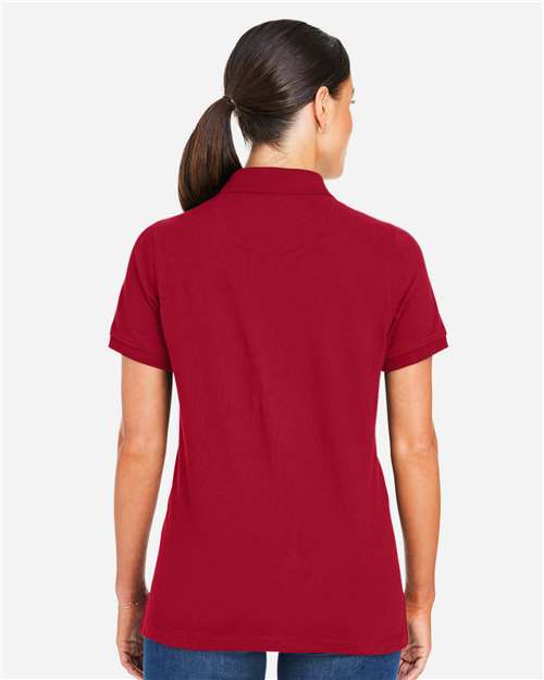 Harriton Women's Valiant Cotton Snag Protect Polo M205W