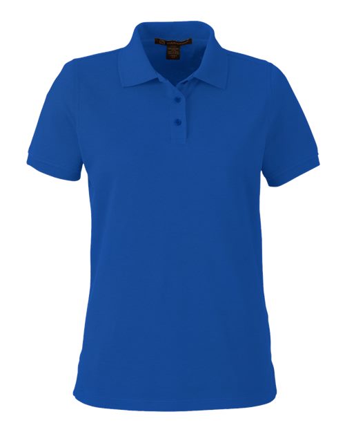 Harriton Women's Valiant Cotton Snag Protect Polo M205W