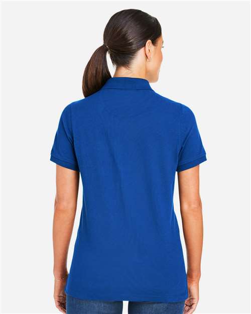 Harriton Women's Valiant Cotton Snag Protect Polo M205W