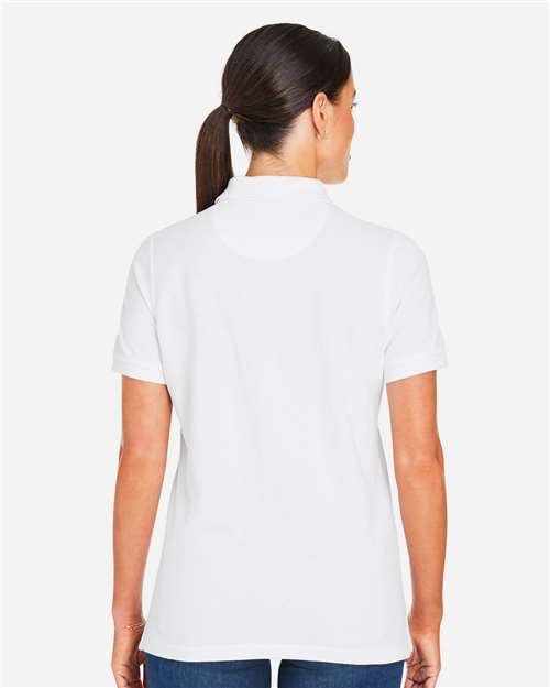 Harriton Women's Valiant Cotton Snag Protect Polo M205W