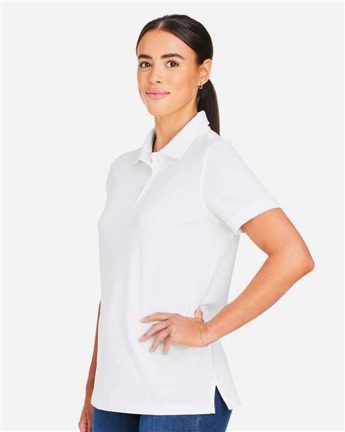 Harriton Women's Valiant Cotton Snag Protect Polo M205W