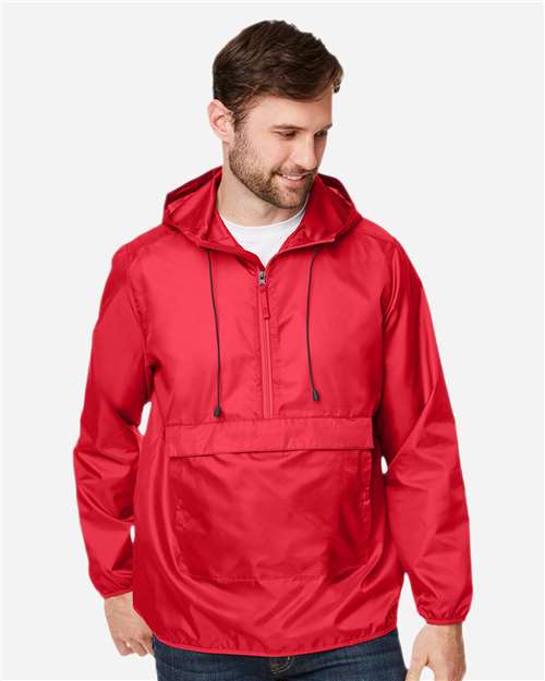 Team 365 Unisex Zone Protect Packable Anorak Jacket TT77