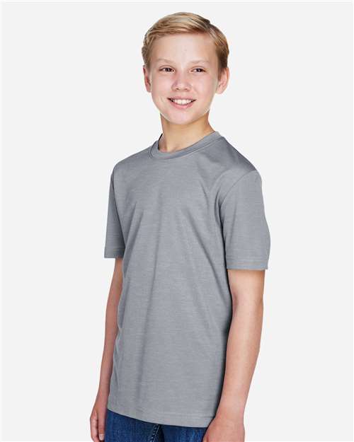Team 365 Youth Sonic Heather Performance T-Shirt TT11HY