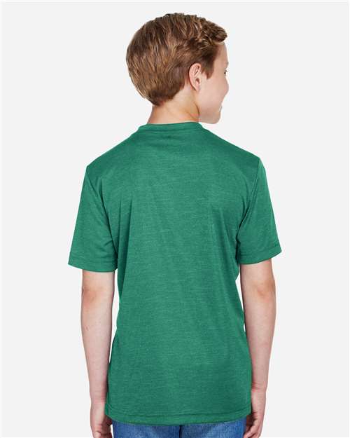 Team 365 Youth Sonic Heather Performance T-Shirt TT11HY