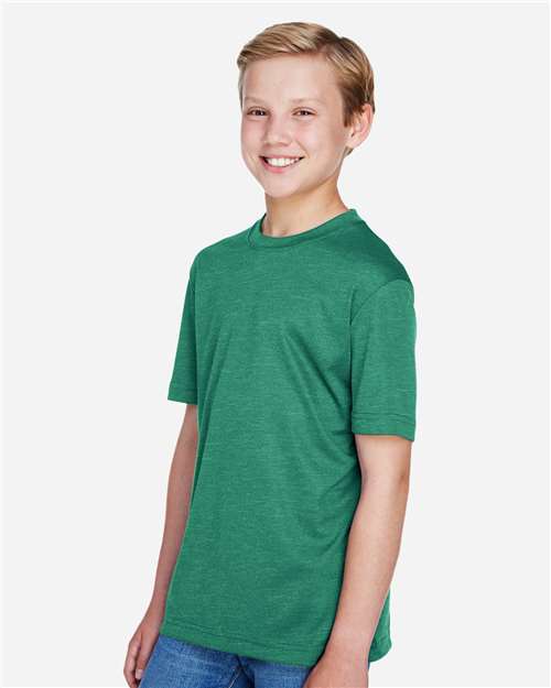 Team 365 Youth Sonic Heather Performance T-Shirt TT11HY