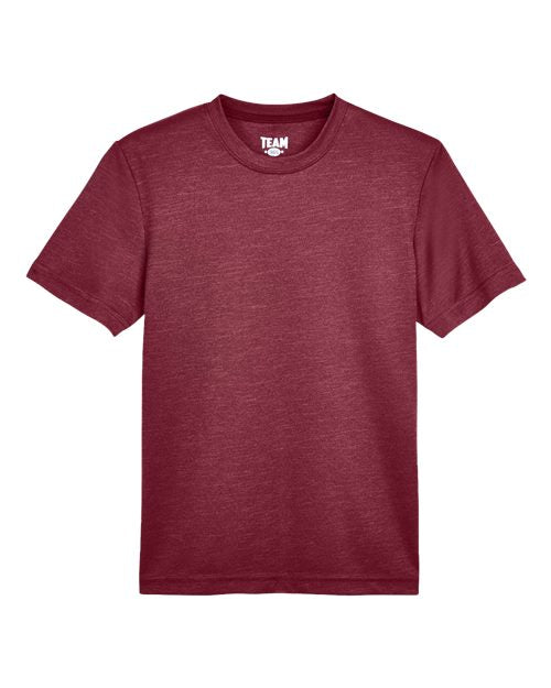 Team 365 Youth Sonic Heather Performance T-Shirt TT11HY