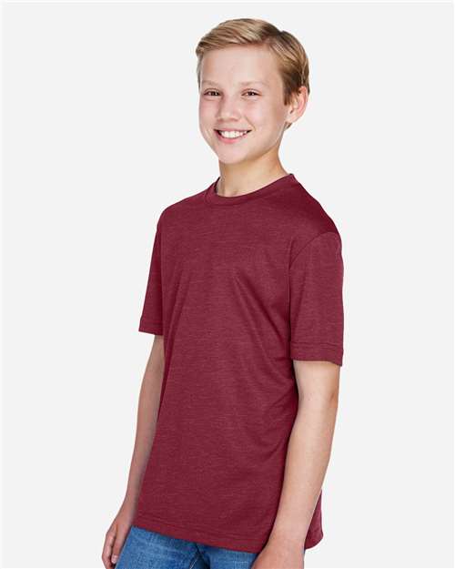 Team 365 Youth Sonic Heather Performance T-Shirt TT11HY