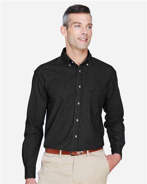 Harriton Men's Denim Shirt M550