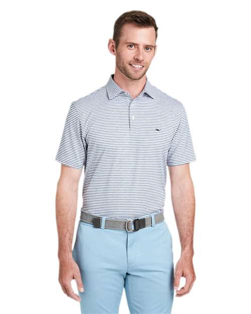 vineyard vines Men's Heathered Winstead Sankaty Polo G011145