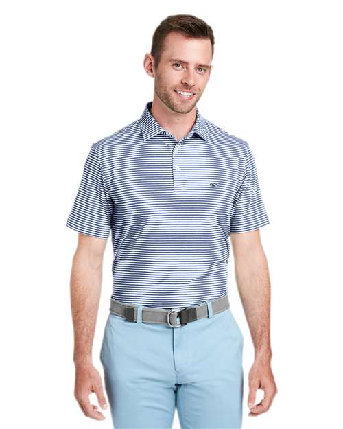 vineyard vines Men's Heathered Winstead Sankaty Polo G011145