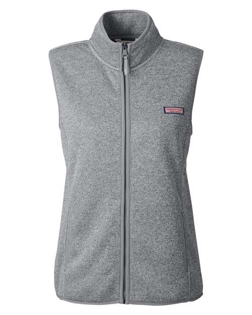 vineyard vines Women's Mountain Sweater Fleece Vest O001411