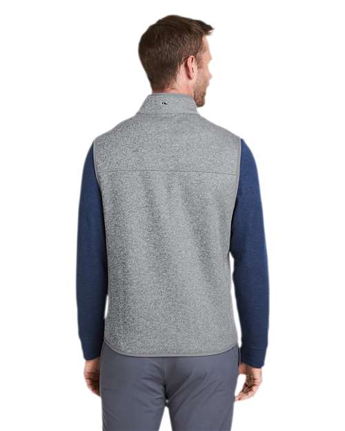 vineyard vines Men's Mountain Sweater Fleece Vest K002713