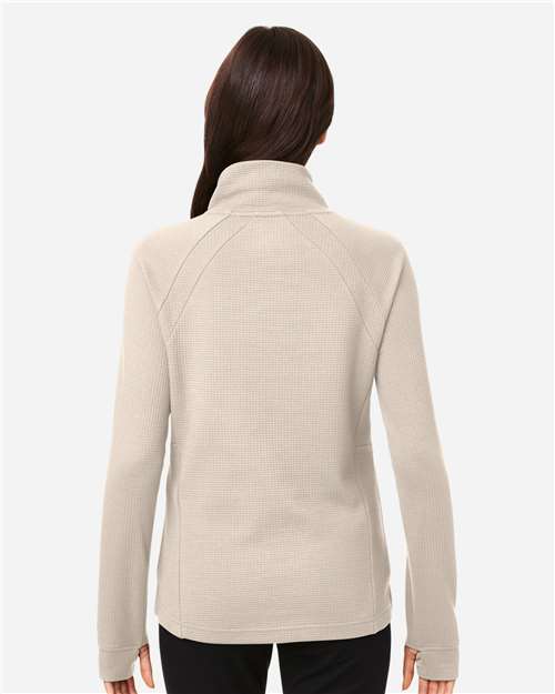 North End Women's Rhythm Waffle Cross-Neck Pullover NE200W