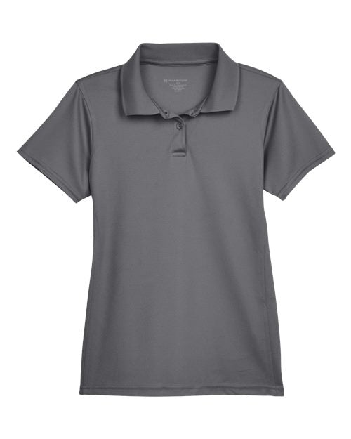 Harriton Women's Polyester Jersey Polo M315W