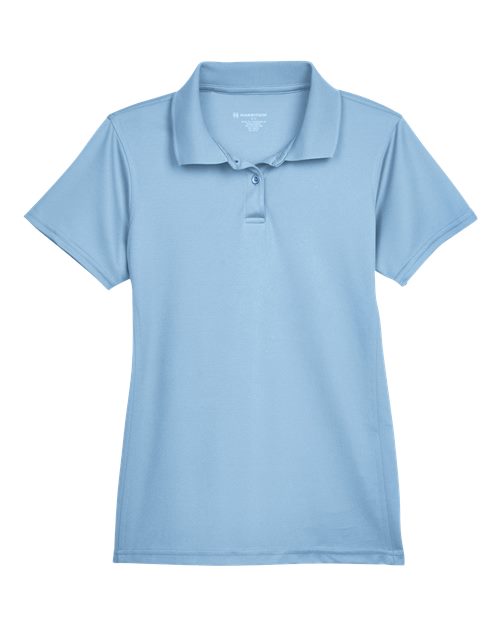 Harriton Women's Polyester Jersey Polo M315W