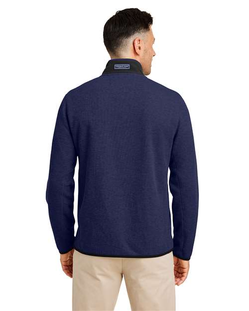 vineyard vines Men's Mountain Sweaterfleece Quarter-Zip Pullover K004694