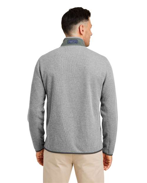 vineyard vines Men's Mountain Sweaterfleece Quarter-Zip Pullover K004694