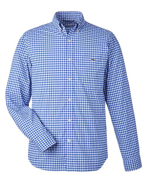 vineyard vines Men's On-The-Go Nylon Gingham Shirt W012060